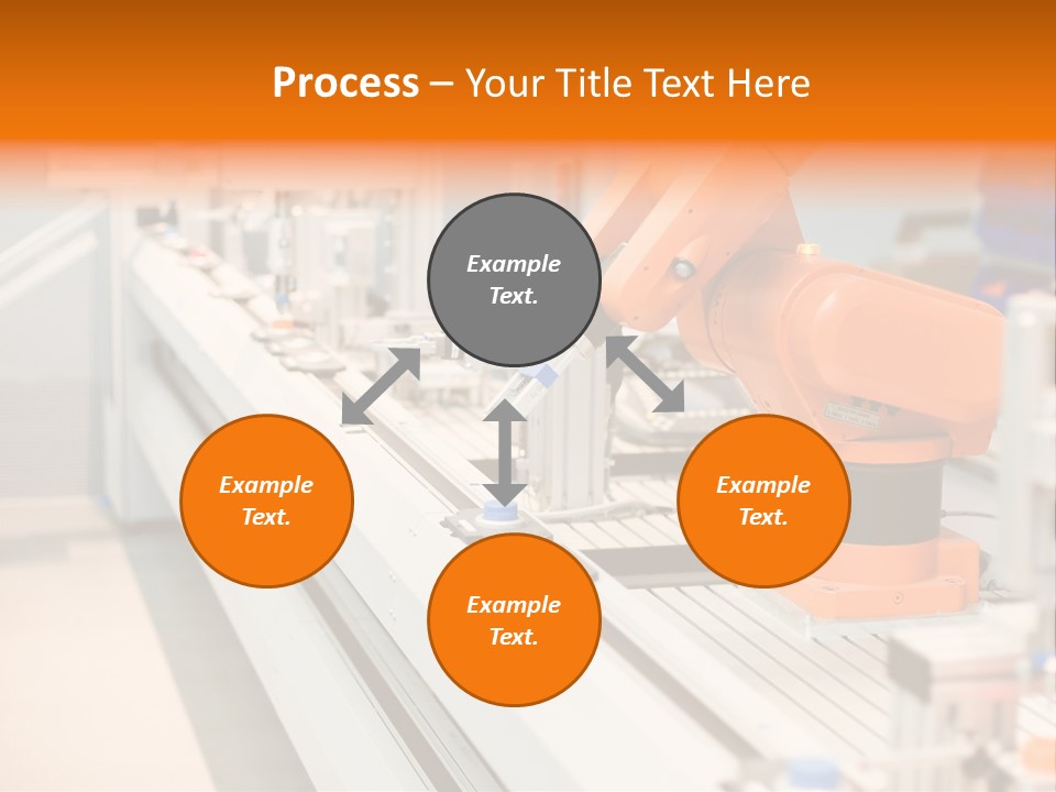 A Computer Controlled Automated Manufacturing Process PowerPoint Template