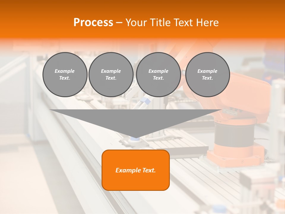 A Computer Controlled Automated Manufacturing Process PowerPoint Template