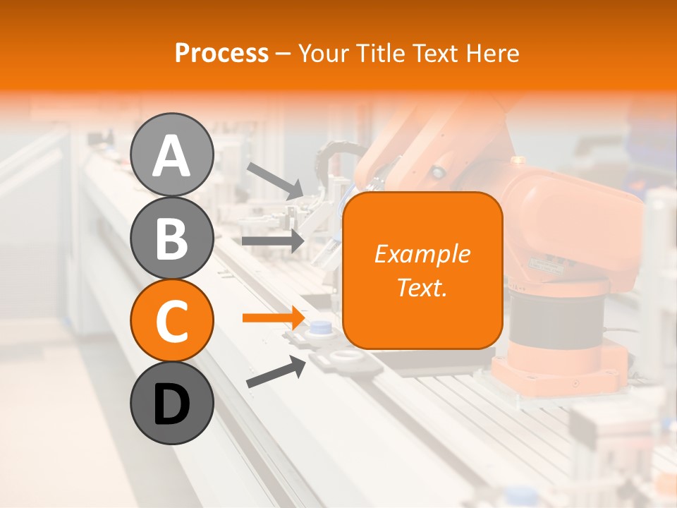 A Computer Controlled Automated Manufacturing Process PowerPoint Template
