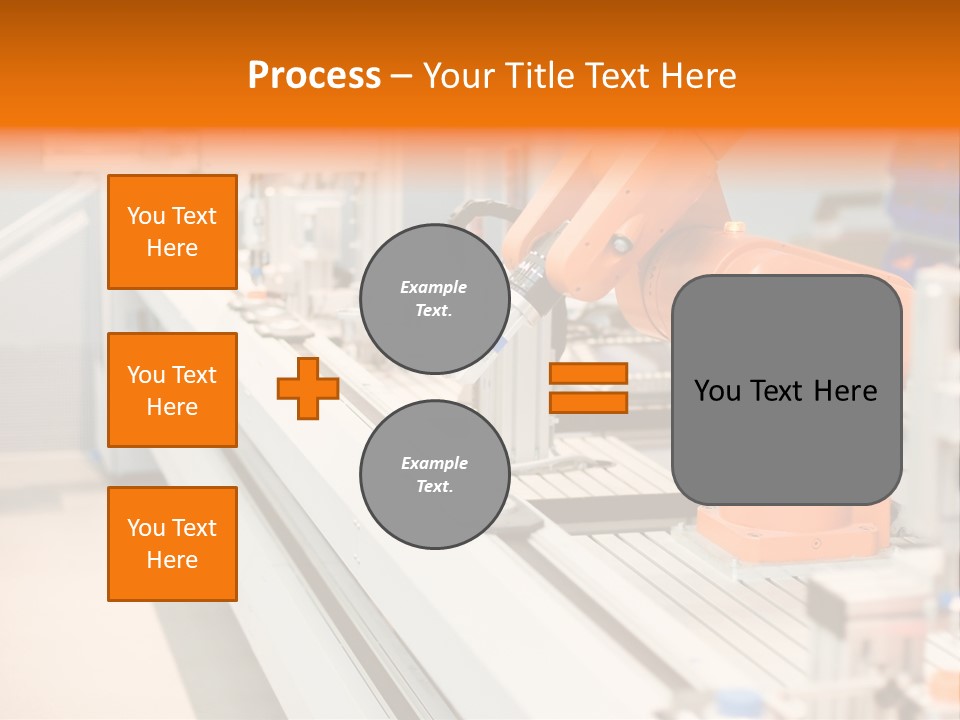 A Computer Controlled Automated Manufacturing Process PowerPoint Template