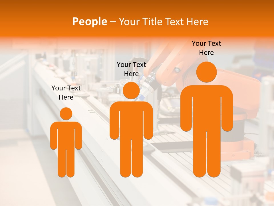 A Computer Controlled Automated Manufacturing Process PowerPoint Template