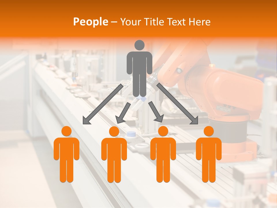 A Computer Controlled Automated Manufacturing Process PowerPoint Template