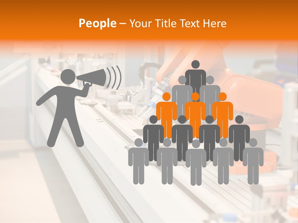 A Computer Controlled Automated Manufacturing Process PowerPoint Template