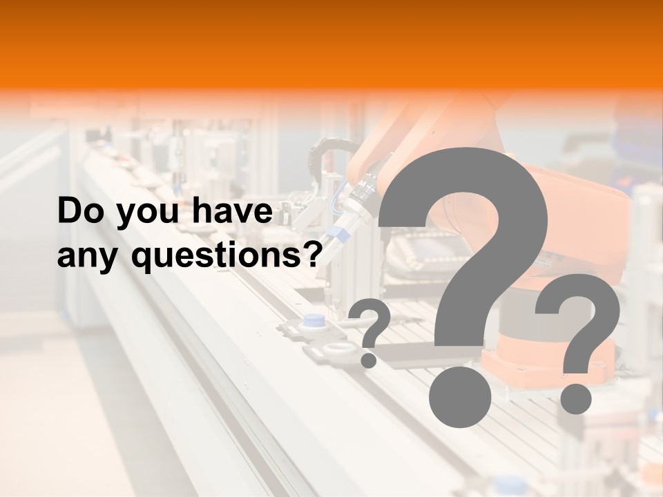 A Computer Controlled Automated Manufacturing Process PowerPoint Template