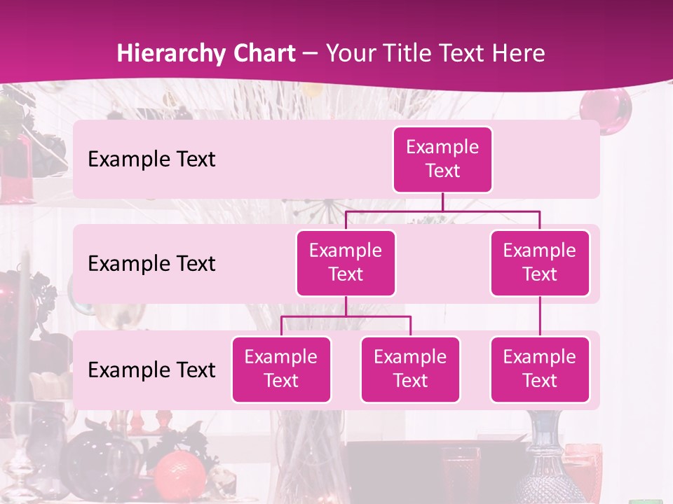 Bright Home Decoration With Pendants For Christmas PowerPoint Template