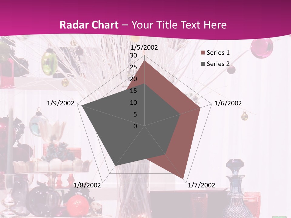 Bright Home Decoration With Pendants For Christmas PowerPoint Template