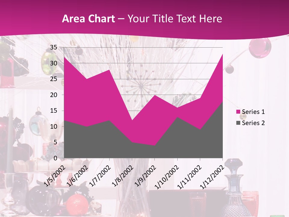 Bright Home Decoration With Pendants For Christmas PowerPoint Template