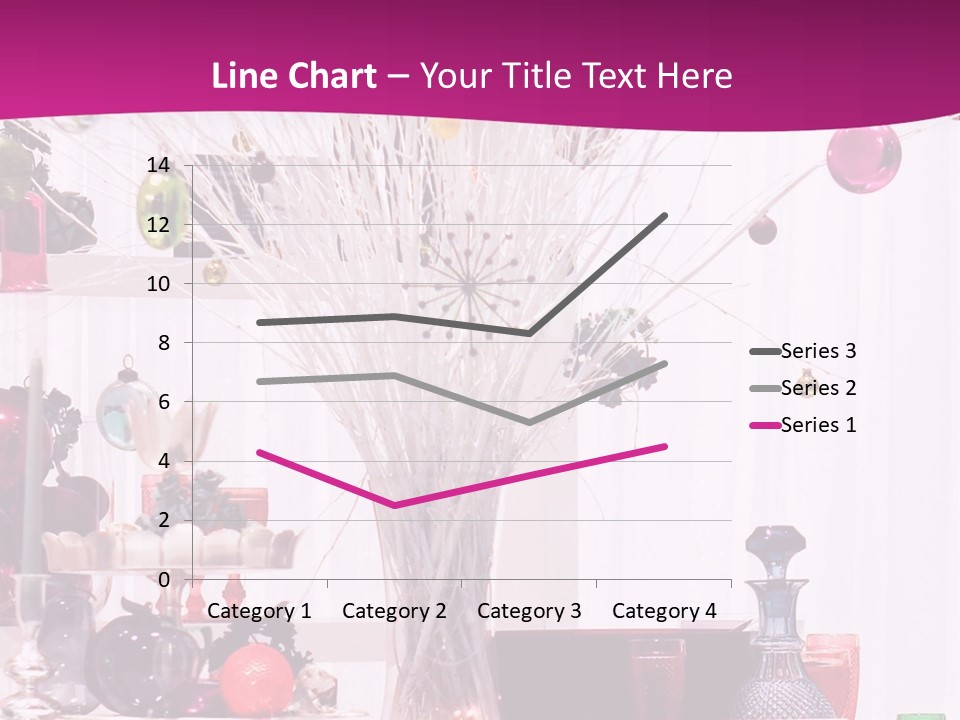 Bright Home Decoration With Pendants For Christmas PowerPoint Template