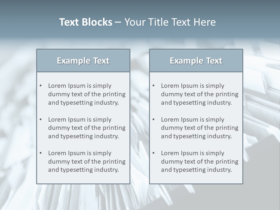 Multiple Rows Of Filing Cabinets In An Office Or Medical Establishment, Overflowing With Files. Narrow Depth Of Field To Emphasize The "Neverending&Q Uot; Feeling PowerPoint Template