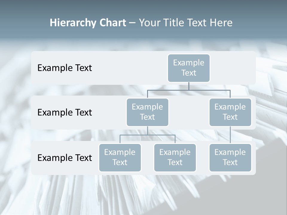 Multiple Rows Of Filing Cabinets In An Office Or Medical Establishment, Overflowing With Files. Narrow Depth Of Field To Emphasize The "Neverending&Q Uot; Feeling PowerPoint Template