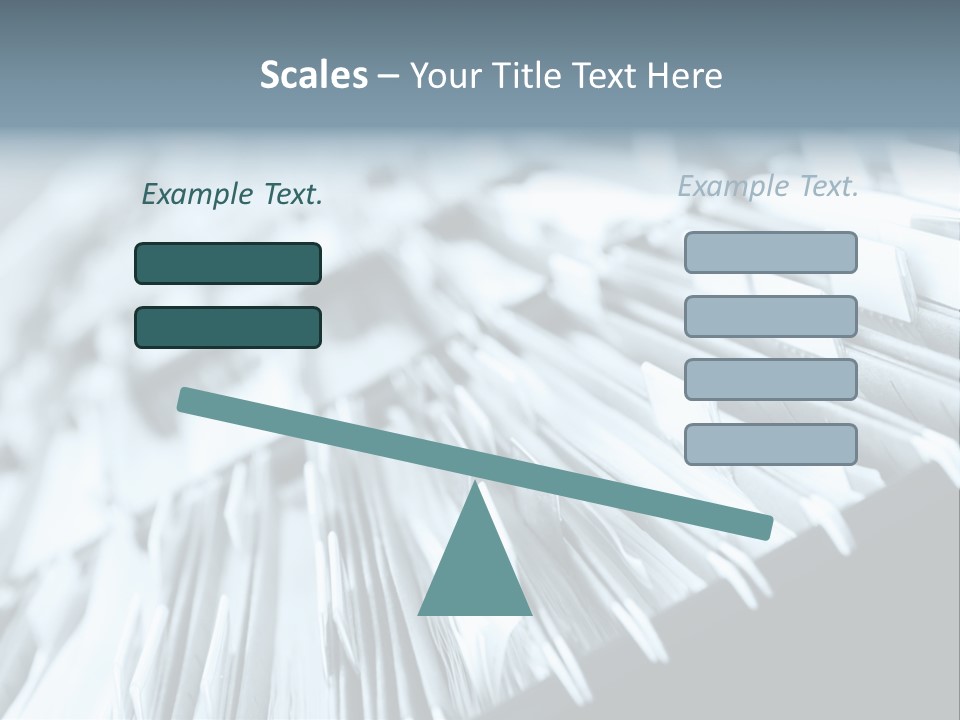 Multiple Rows Of Filing Cabinets In An Office Or Medical Establishment, Overflowing With Files. Narrow Depth Of Field To Emphasize The "Neverending&Q Uot; Feeling PowerPoint Template