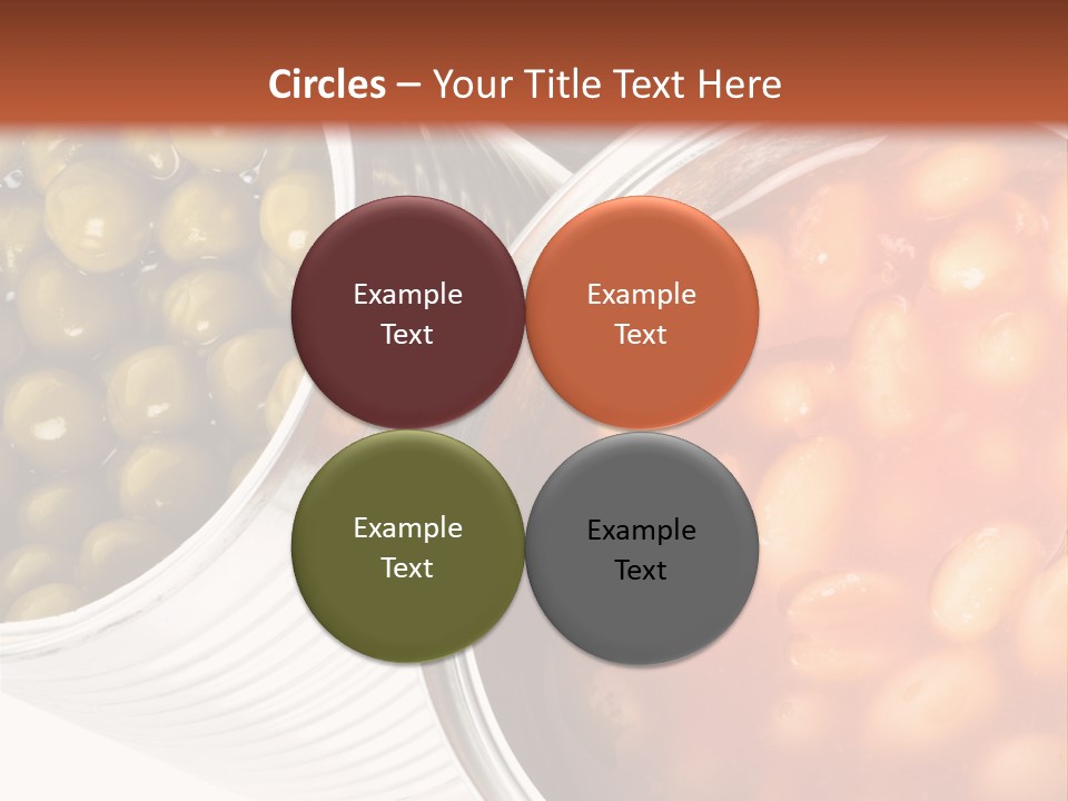 Tin. Isolation On The White. PowerPoint Template