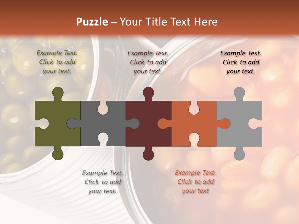 Tin. Isolation On The White. PowerPoint Template