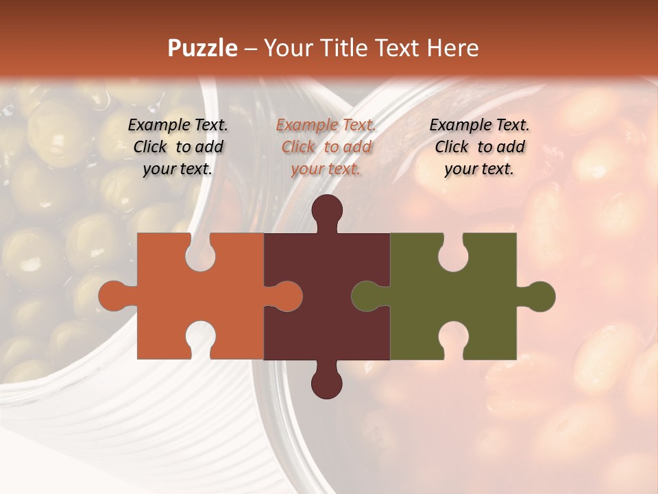 Tin. Isolation On The White. PowerPoint Template