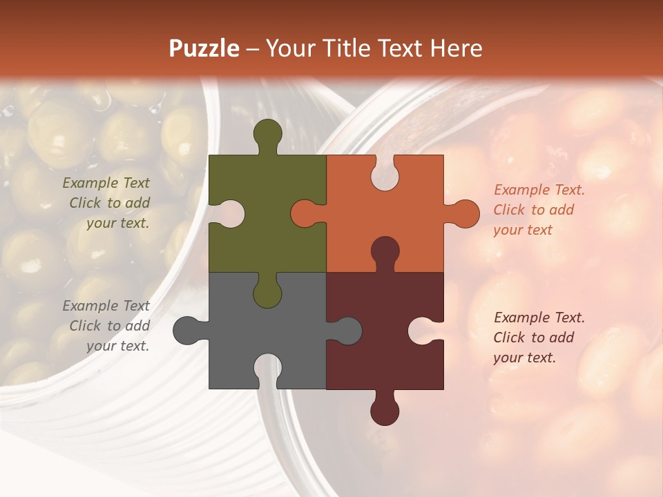 Tin. Isolation On The White. PowerPoint Template