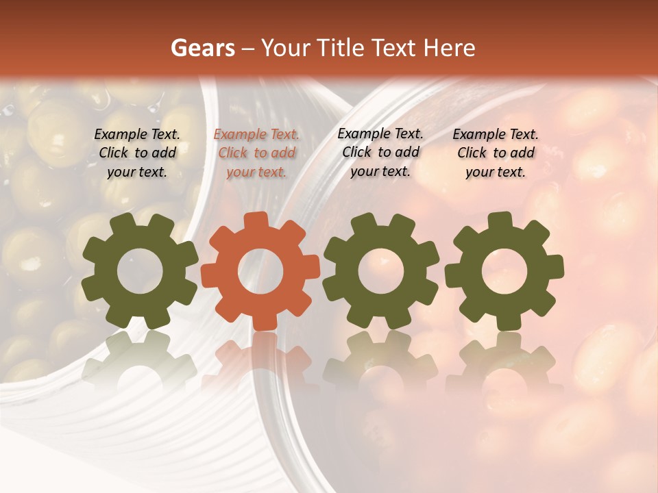 Tin. Isolation On The White. PowerPoint Template