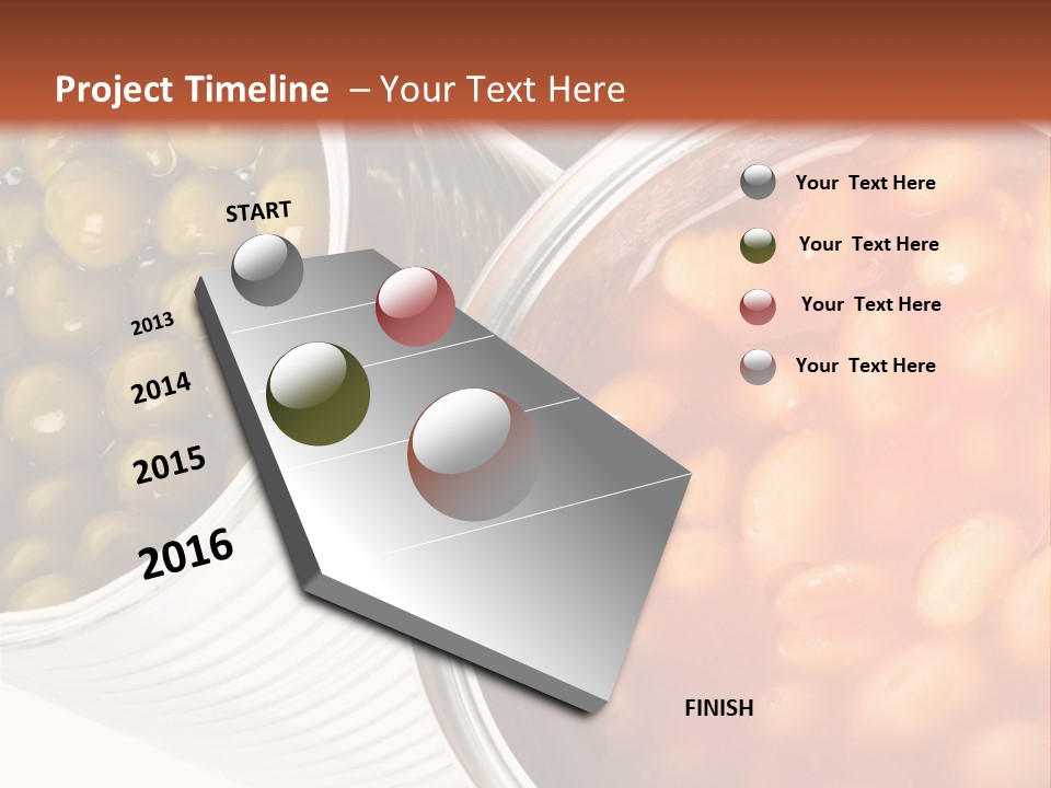 Tin. Isolation On The White. PowerPoint Template