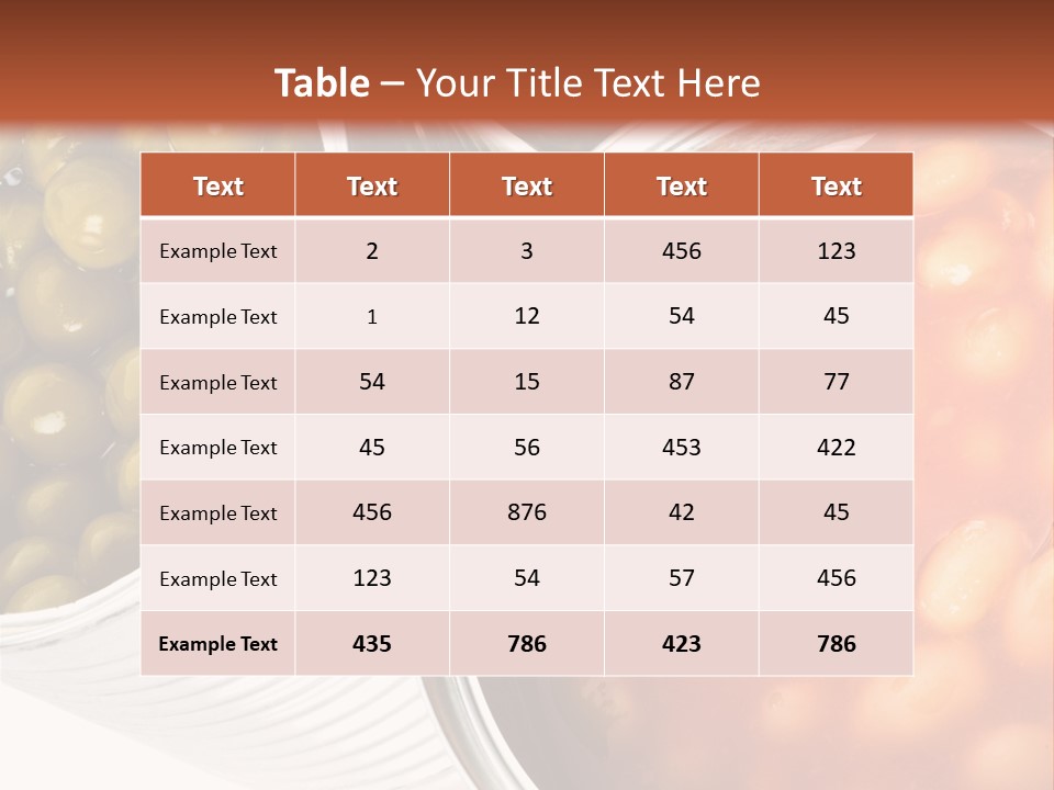 Tin. Isolation On The White. PowerPoint Template