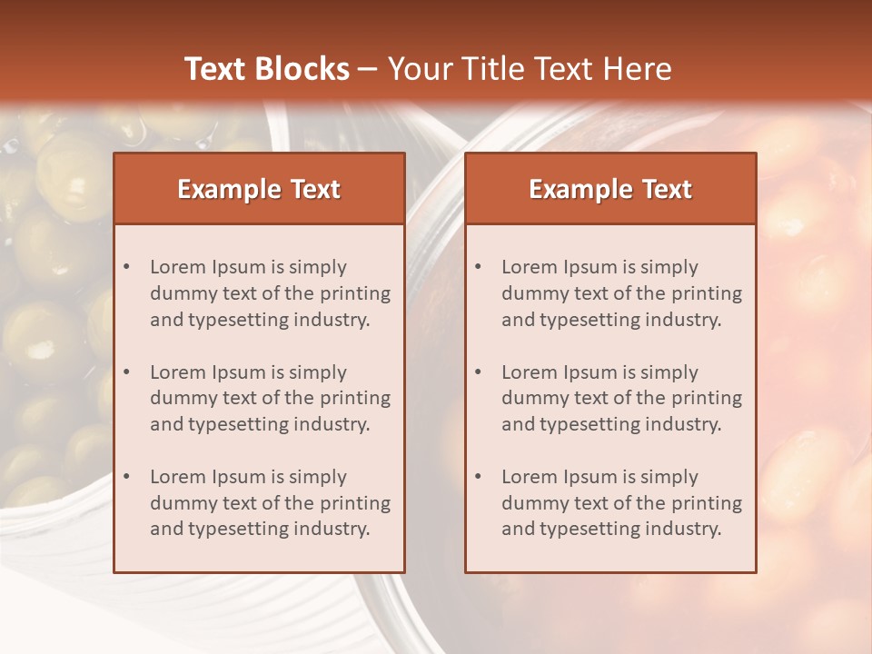Tin. Isolation On The White. PowerPoint Template
