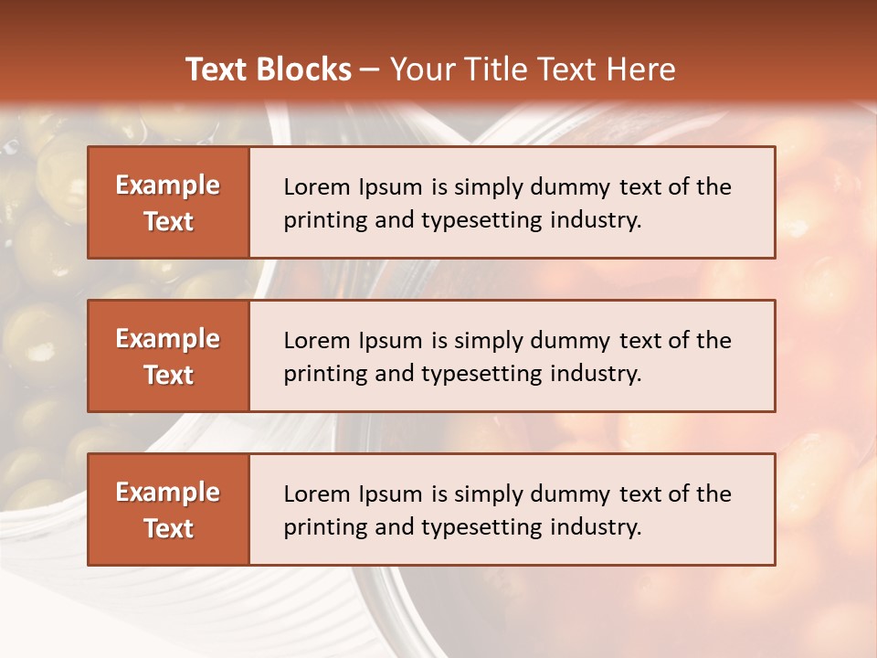 Tin. Isolation On The White. PowerPoint Template