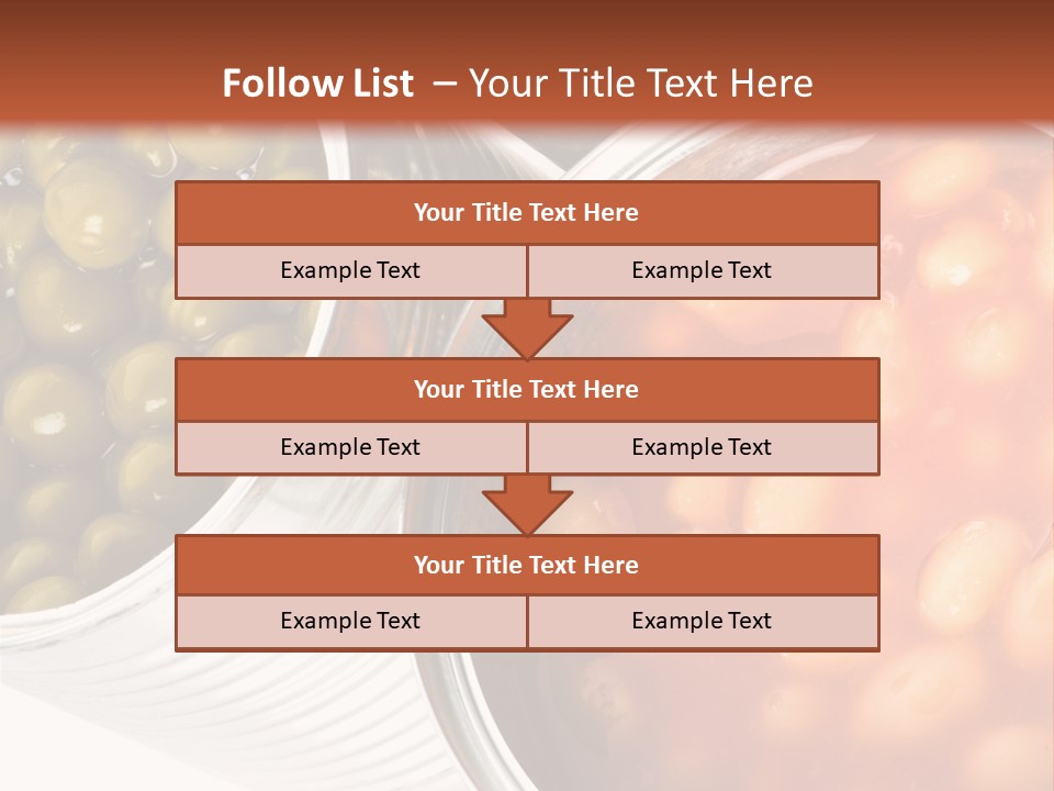 Tin. Isolation On The White. PowerPoint Template