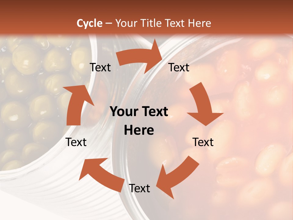 Tin. Isolation On The White. PowerPoint Template