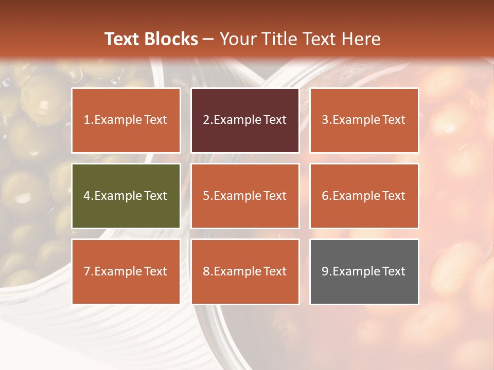 Tin. Isolation On The White. PowerPoint Template