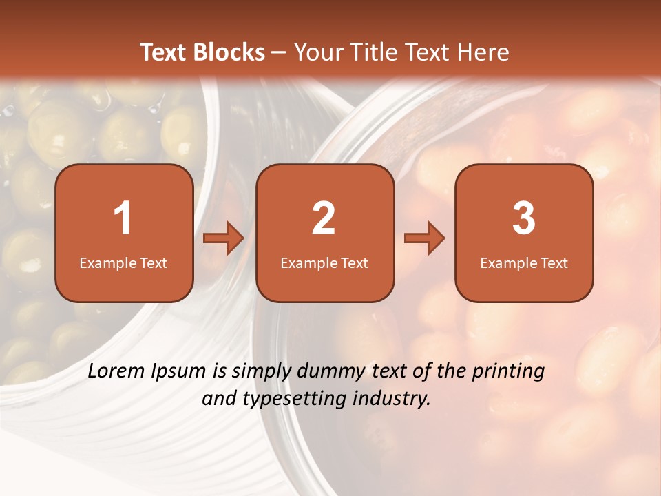 Tin. Isolation On The White. PowerPoint Template