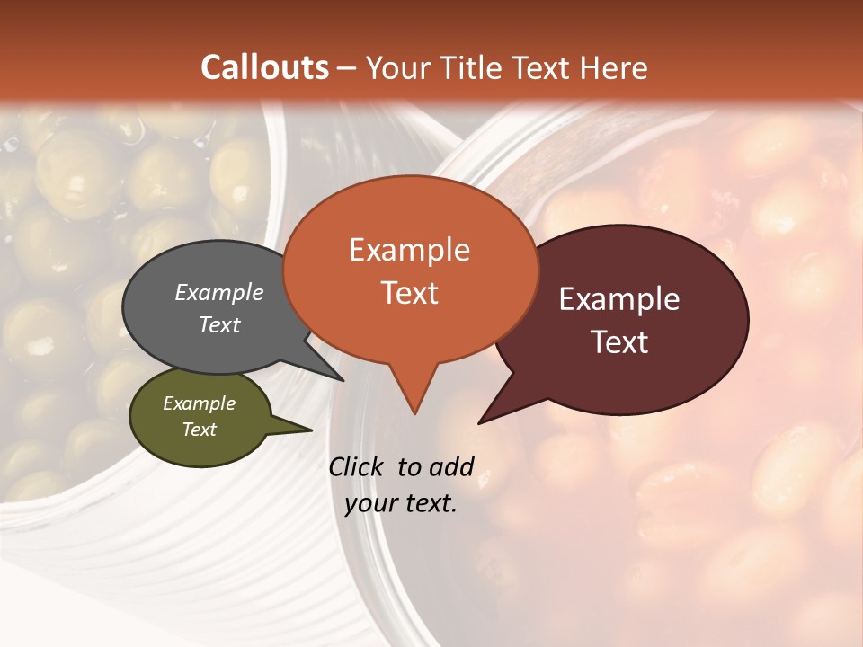 Tin. Isolation On The White. PowerPoint Template