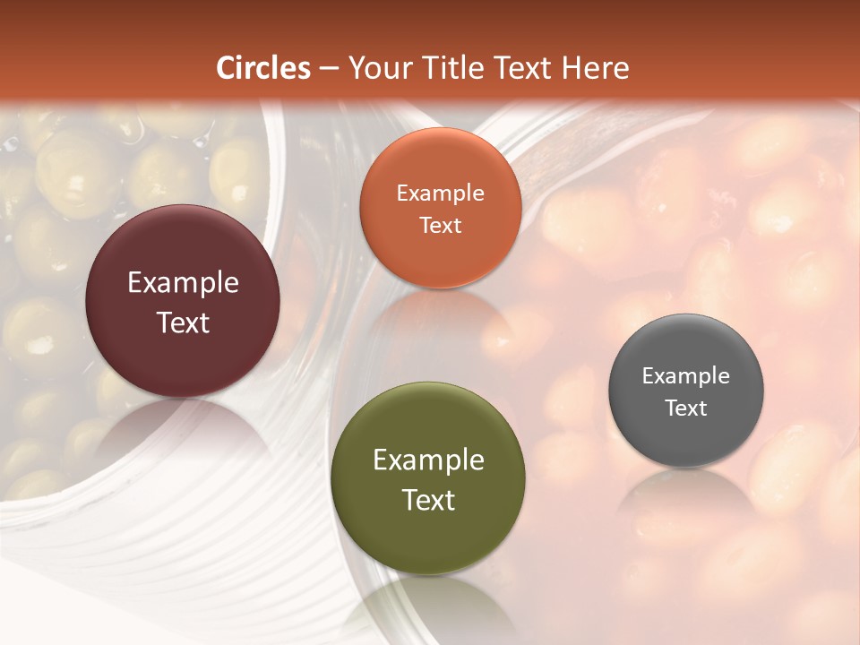 Tin. Isolation On The White. PowerPoint Template