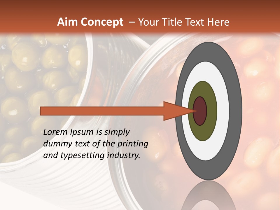 Tin. Isolation On The White. PowerPoint Template