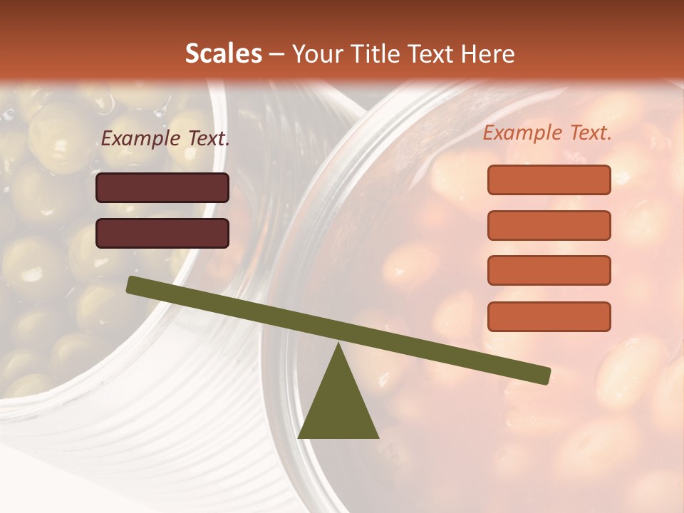 Tin. Isolation On The White. PowerPoint Template