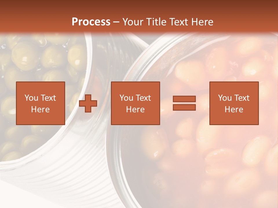Tin. Isolation On The White. PowerPoint Template