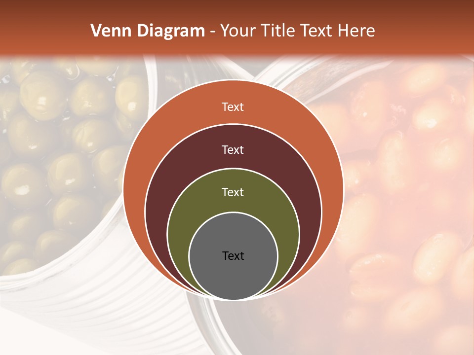 Tin. Isolation On The White. PowerPoint Template