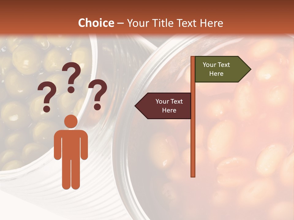 Tin. Isolation On The White. PowerPoint Template