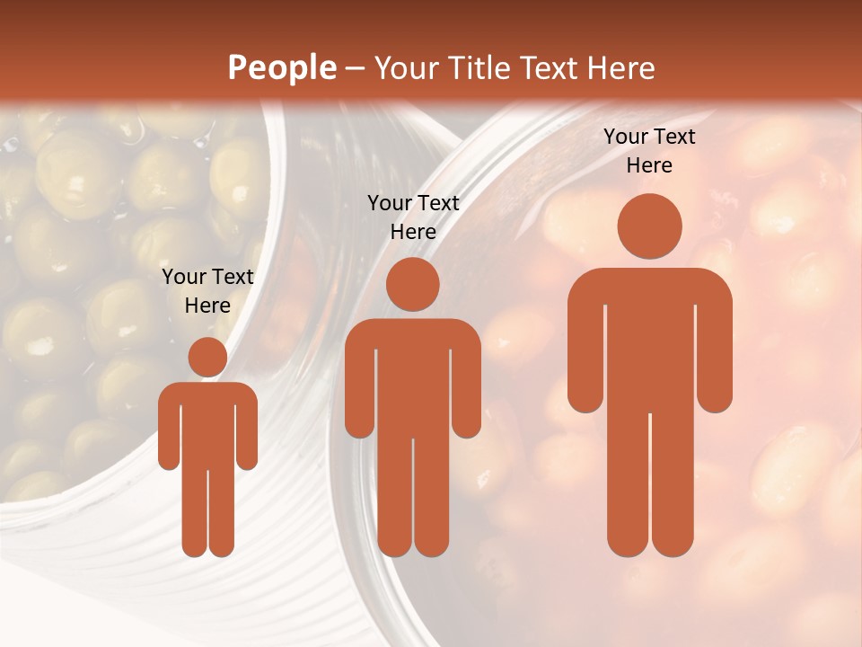 Tin. Isolation On The White. PowerPoint Template