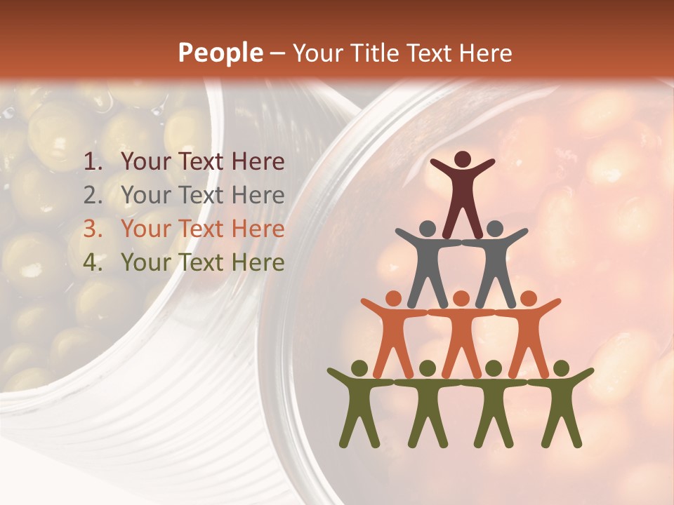 Tin. Isolation On The White. PowerPoint Template