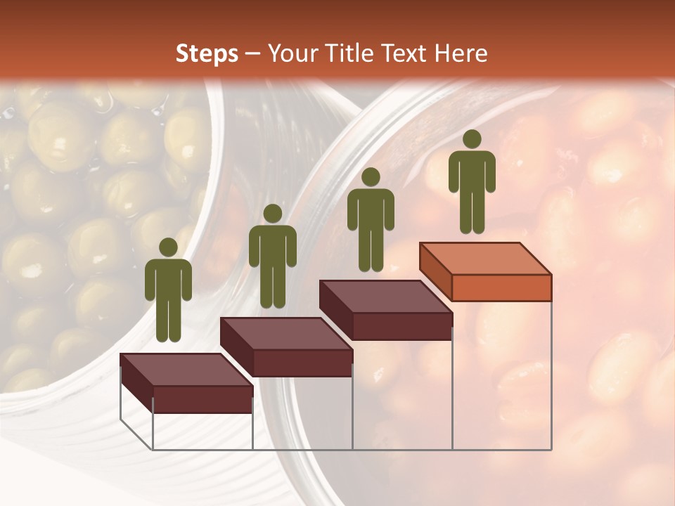 Tin. Isolation On The White. PowerPoint Template