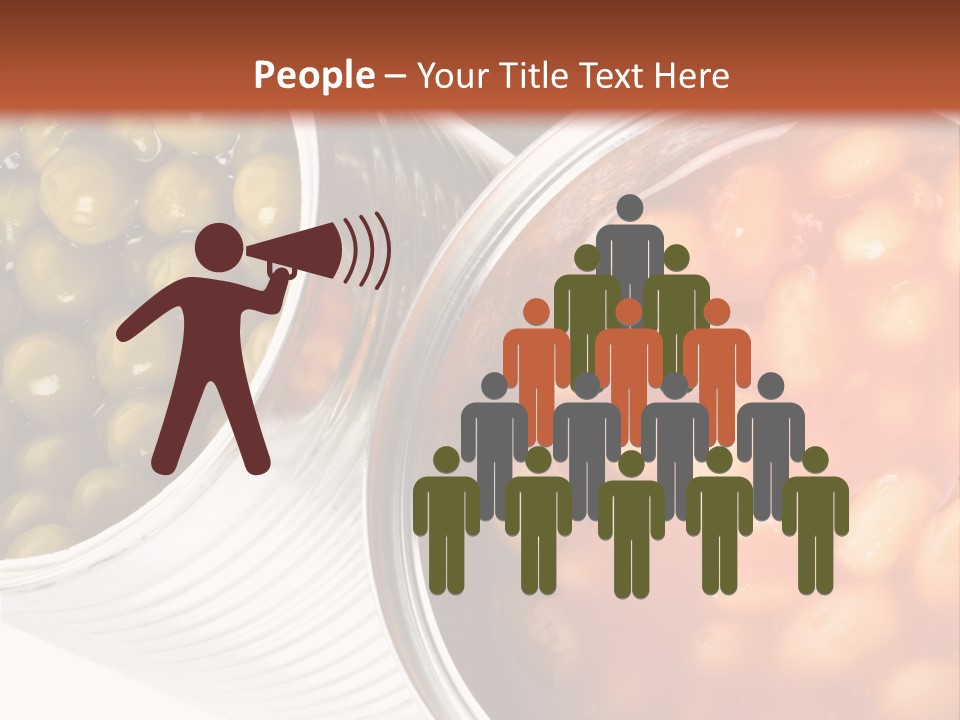 Tin. Isolation On The White. PowerPoint Template