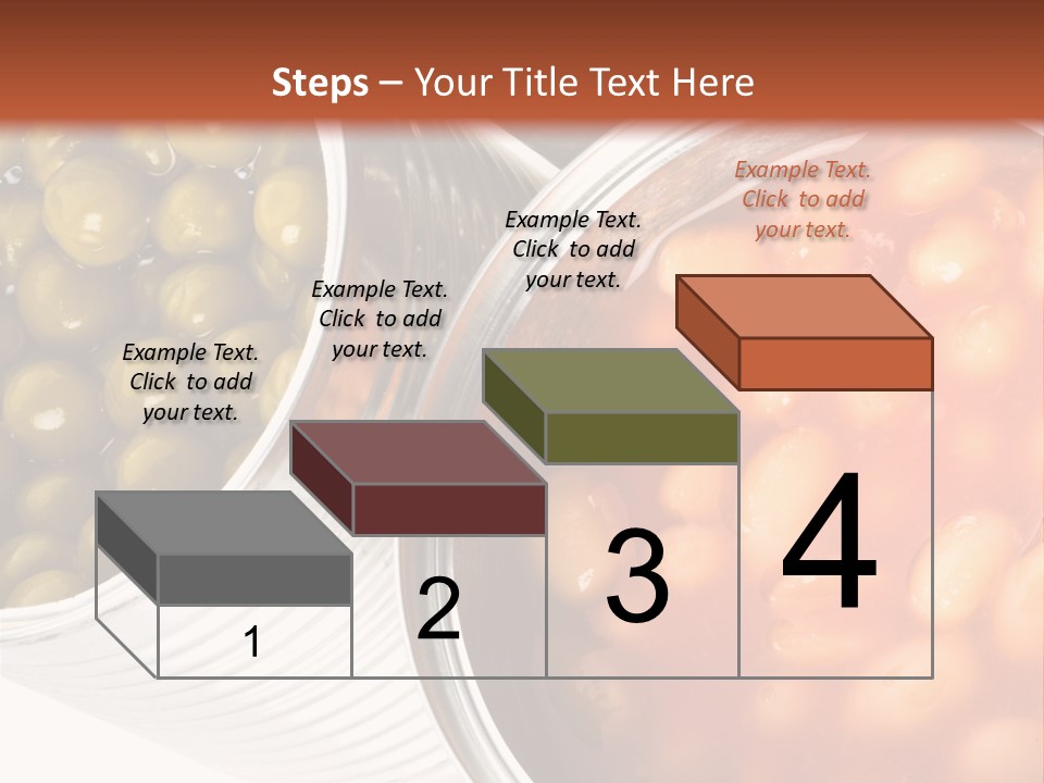 Tin. Isolation On The White. PowerPoint Template