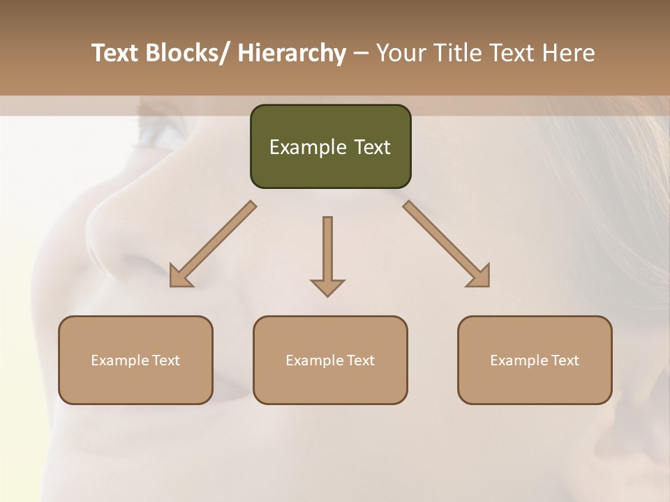 Portrait Of Girl Smiling PowerPoint Template