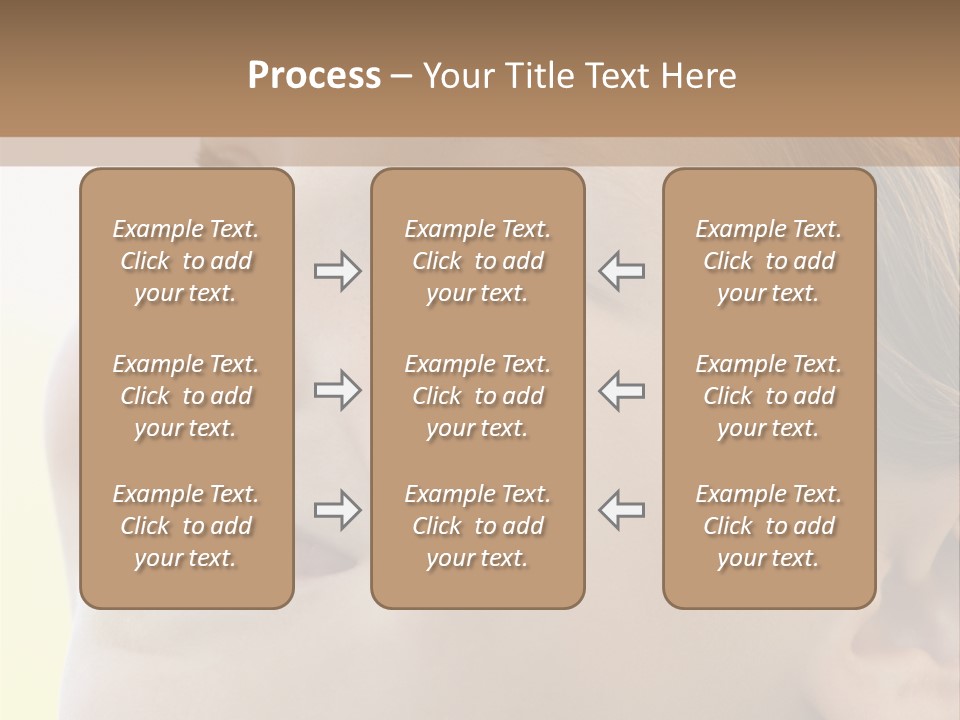 Portrait Of Girl Smiling PowerPoint Template