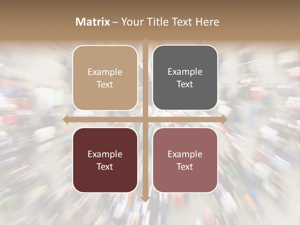 Crowds In An Urban Setting PowerPoint Template