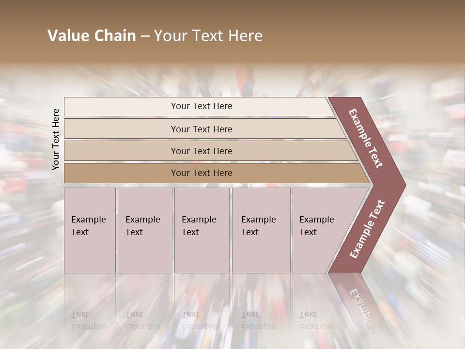 Crowds In An Urban Setting PowerPoint Template