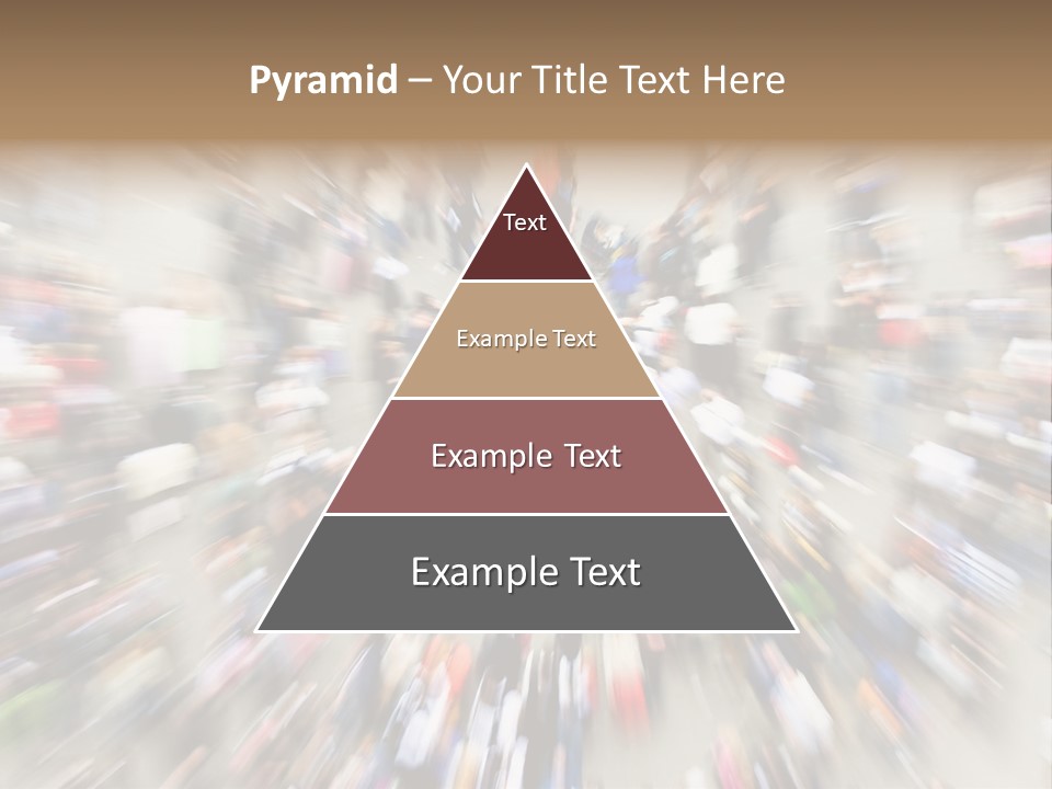 Crowds In An Urban Setting PowerPoint Template