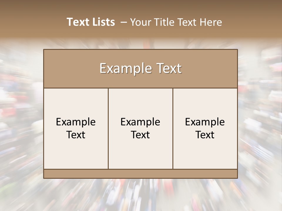 Crowds In An Urban Setting PowerPoint Template