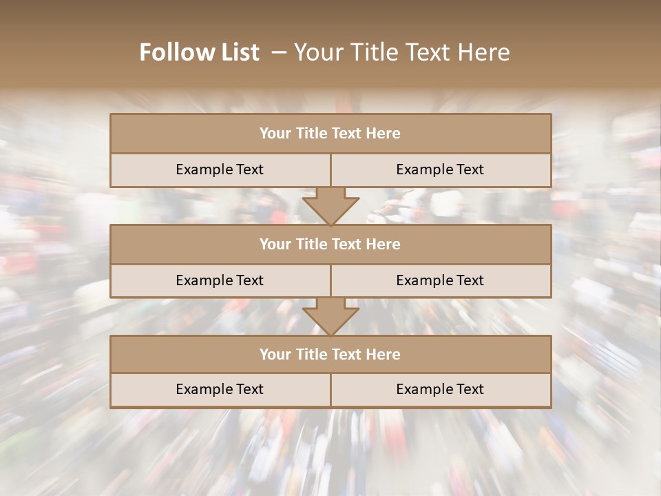 Crowds In An Urban Setting PowerPoint Template