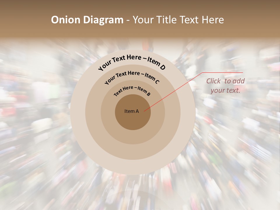 Crowds In An Urban Setting PowerPoint Template