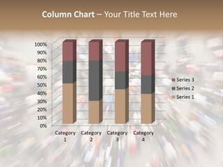 Crowds In An Urban Setting PowerPoint Template