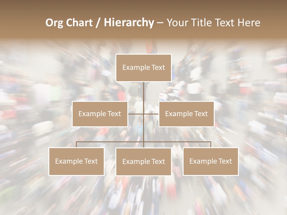 Crowds In An Urban Setting PowerPoint Template